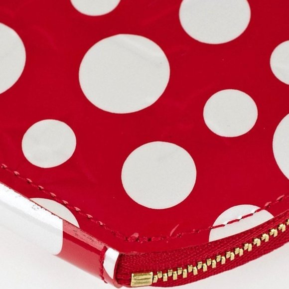 LOUIS VUITTON x YAYOI KUSAMA 'Chapeau Polka Dots' (Red) Monogram Coin Purse NIB! - Picture 16 of 16
